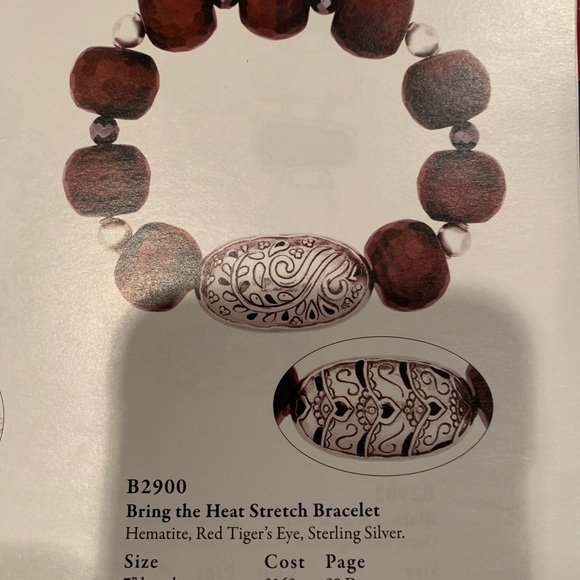 Silpada Bring the Heat Stretch Bracelet NWOT - Picture 5 of 5